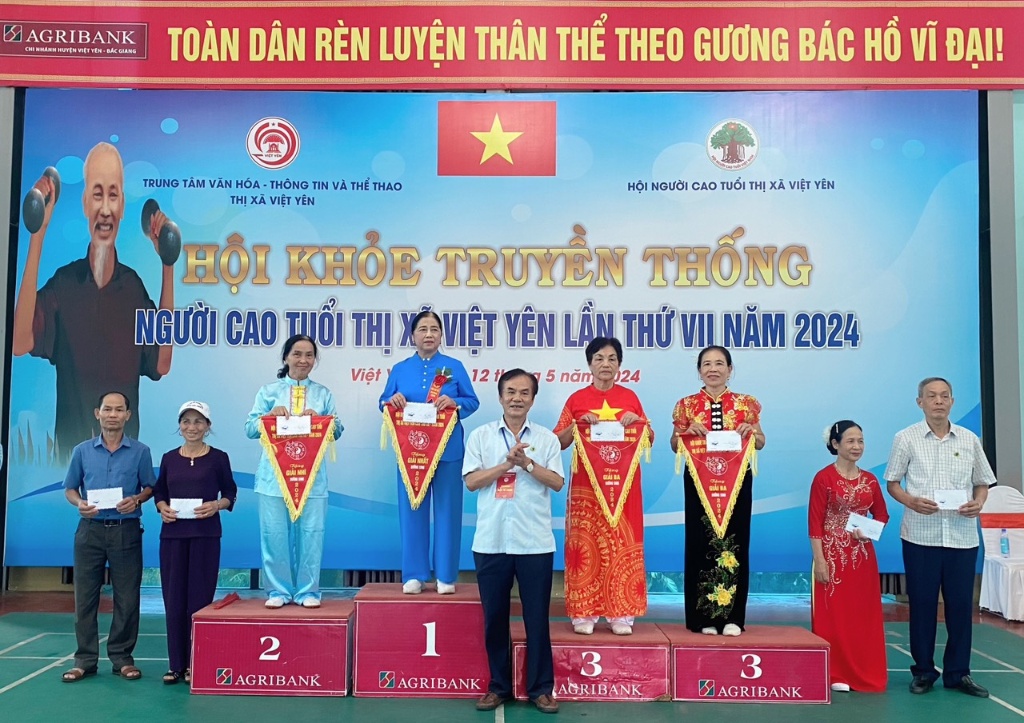 Thị xã Việt Yên: Sôi nổi tổ chức Hội khoẻ truyền thống Người cao tuổi thị xã lần thứ VII năm 2024